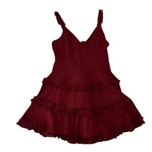 Altar’d State Mini Dress – Size M, Burgundy – NWT